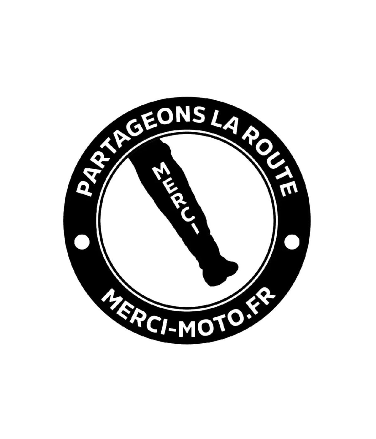 Autocollant Merci - Moto - Merci - moto