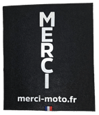 Jambière réfléchissante à coudre Merci - Moto - Merci - moto